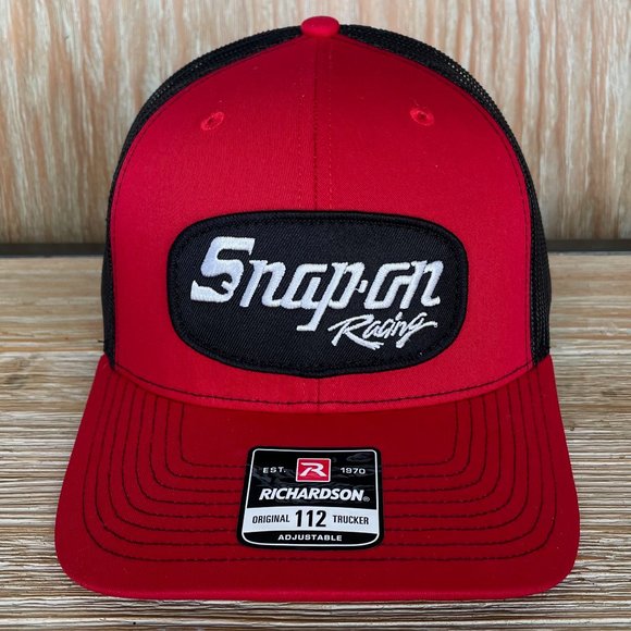 Snap-on Tools Racing Vintage Patch Hat - Red/Black Richardson 112 - Picture 3 of 8